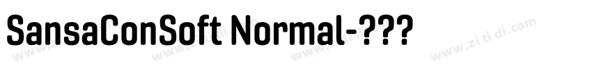 SansaConSoft Normal字体转换